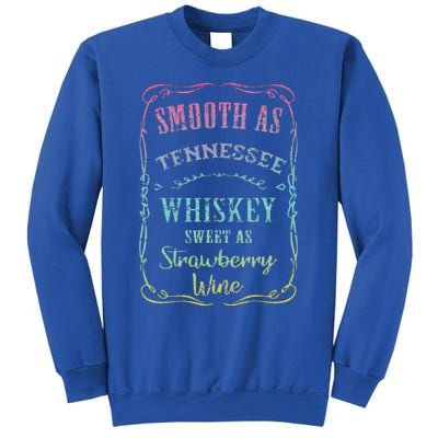 Smooth As Tennessee Whiskey Humour Vacation Sweatshirt