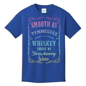 Smooth As Tennessee Whiskey Humour Vacation Kids T-Shirt