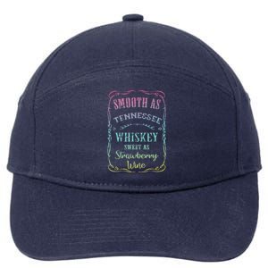 Smooth As Tennessee Whiskey Humour Vacation 7-Panel Snapback Hat