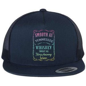 Smooth As Tennessee Whiskey Humour Vacation Flat Bill Trucker Hat