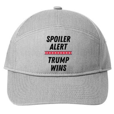 Spoiler Alert Trump Wins 2024 Presidential Election 7-Panel Snapback Hat