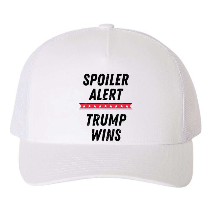 Spoiler Alert Trump Wins 2024 Presidential Election Yupoong Adult 5-Panel Trucker Hat