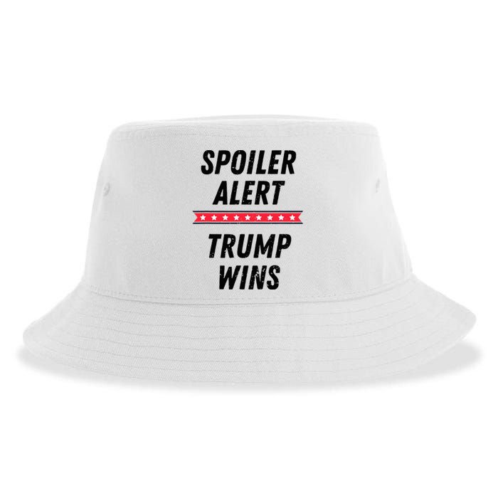 Spoiler Alert Trump Wins 2024 Presidential Election Sustainable Bucket Hat