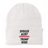 Spoiler Alert Trump Wins 2024 Presidential Election Knit Cap Winter Beanie