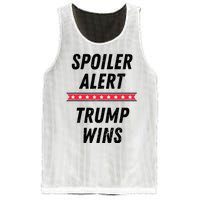 Spoiler Alert Trump Wins 2024 Presidential Election Mesh Reversible Basketball Jersey Tank