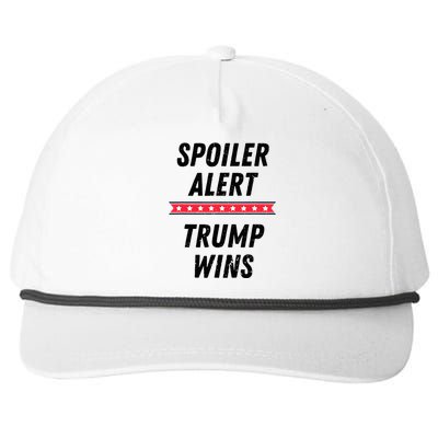 Spoiler Alert Trump Wins 2024 Presidential Election Snapback Five-Panel Rope Hat