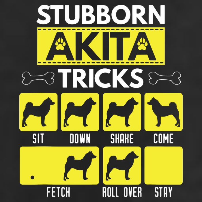 Stubborn Akita Tricks Funny Dog Lover Gift Adult Drive Performance Visor