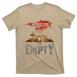 Spoiler Alert The Tomb Is Empty Luke 2424 Easter Day T-Shirt