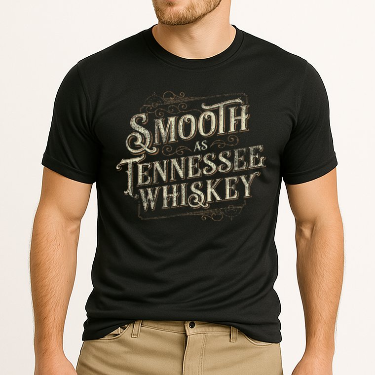 Smooth As Tennessee Whiskey Country Cooling Performance Crew T-Shirt