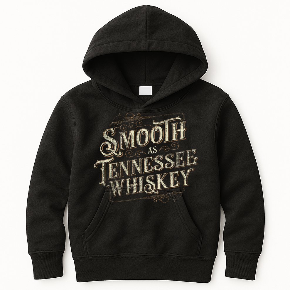 Smooth As Tennessee Whiskey Country Kids Hoodie