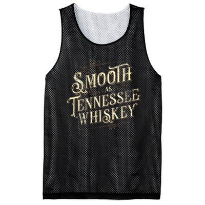 Smooth As Tennessee Whiskey Country Mesh Reversible Basketball Jersey Tank