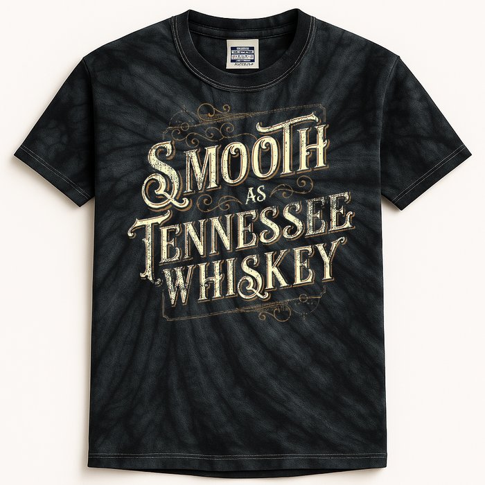 Smooth As Tennessee Whiskey Country Kids Tie-Dye T-Shirt