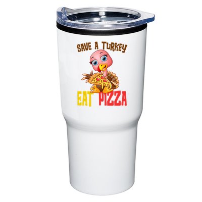 Save A Turkey Eat Pizza Funny Thanksgiving Tumbler