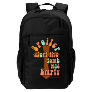 Spoiler Alert The Tomb Is Empty Jesus Christian Easter Day Daily Commute Backpack