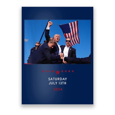 Shooting At Trump Rally In Pennsylvania Trump 2024 Us Flag Donald Trump Election Poster