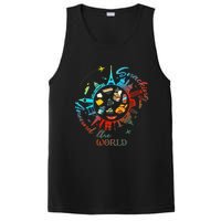 Snacking Around The World Fastfood Travel For Food Lover PosiCharge Competitor Tank