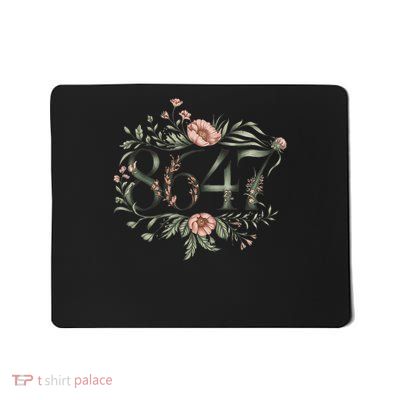 Subtle Anti Trump 8647 Flower Floral Boho President Liberal Mousepad