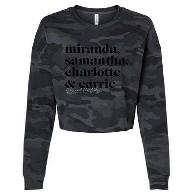 Sex And The City Miranda Samantha Charlotte & Carrie Cropped Pullover Crew