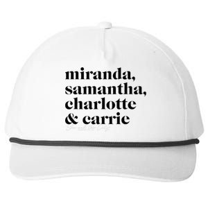 Sex And The City Miranda Samantha Charlotte & Carrie Snapback Five-Panel Rope Hat