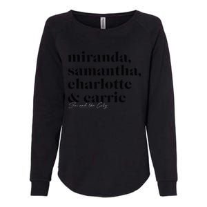 Sex And The City Miranda Samantha Charlotte & Carrie Womens California Wash Sweatshirt