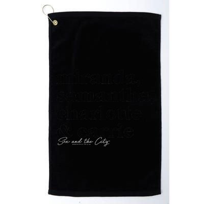Sex And The City Miranda Samantha Charlotte & Carrie Golf Towel