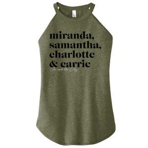 Sex And The City Miranda Samantha Charlotte & Carrie Women's Perfect Tri Rocker Tank