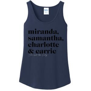 Sex And The City Miranda Samantha Charlotte & Carrie Ladies Essential Tank