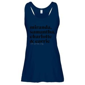 Sex And The City Miranda Samantha Charlotte & Carrie Ladies Essential Flowy Tank