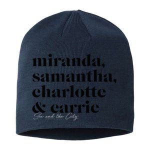 Sex And The City Miranda Samantha Charlotte & Carrie Sustainable Beanie