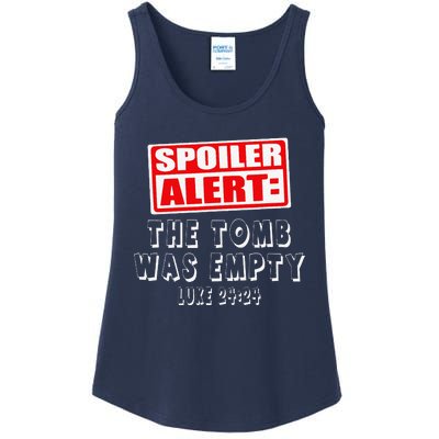 Spoiler Alert The Tomb Was Empty Luke 2424 Easter Ladies Essential Tank