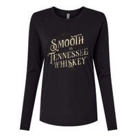 Smooth As Tennessee Whiskey Country Womens Cotton Relaxed Long Sleeve T-Shirt