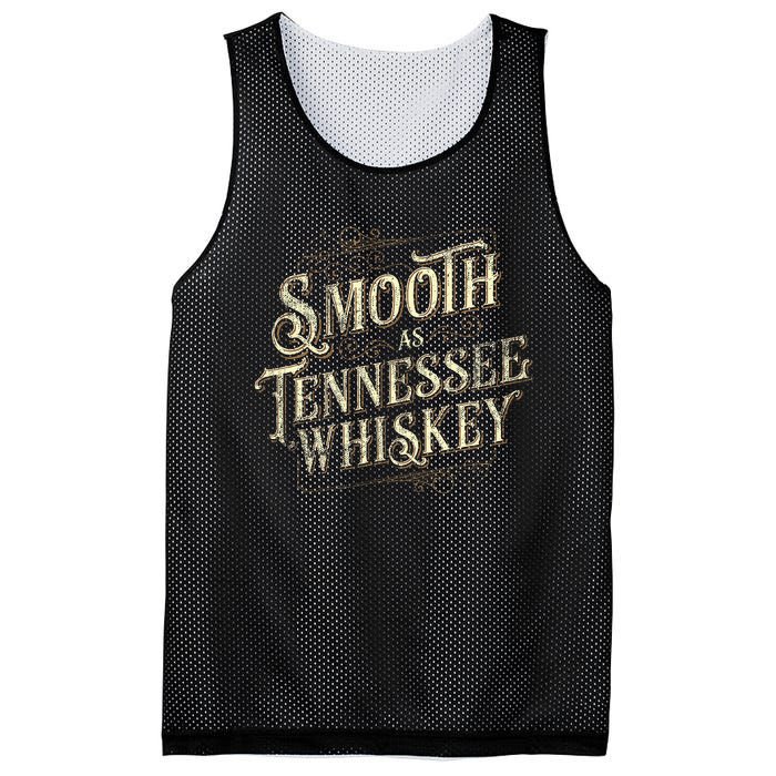 Smooth As Tennessee Whiskey Country Mesh Reversible Basketball Jersey Tank