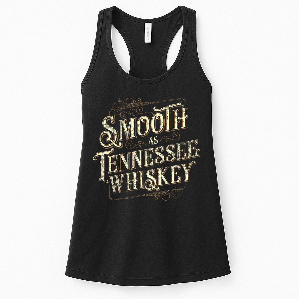 Smooth As Tennessee Whiskey Country Womens Tank Top