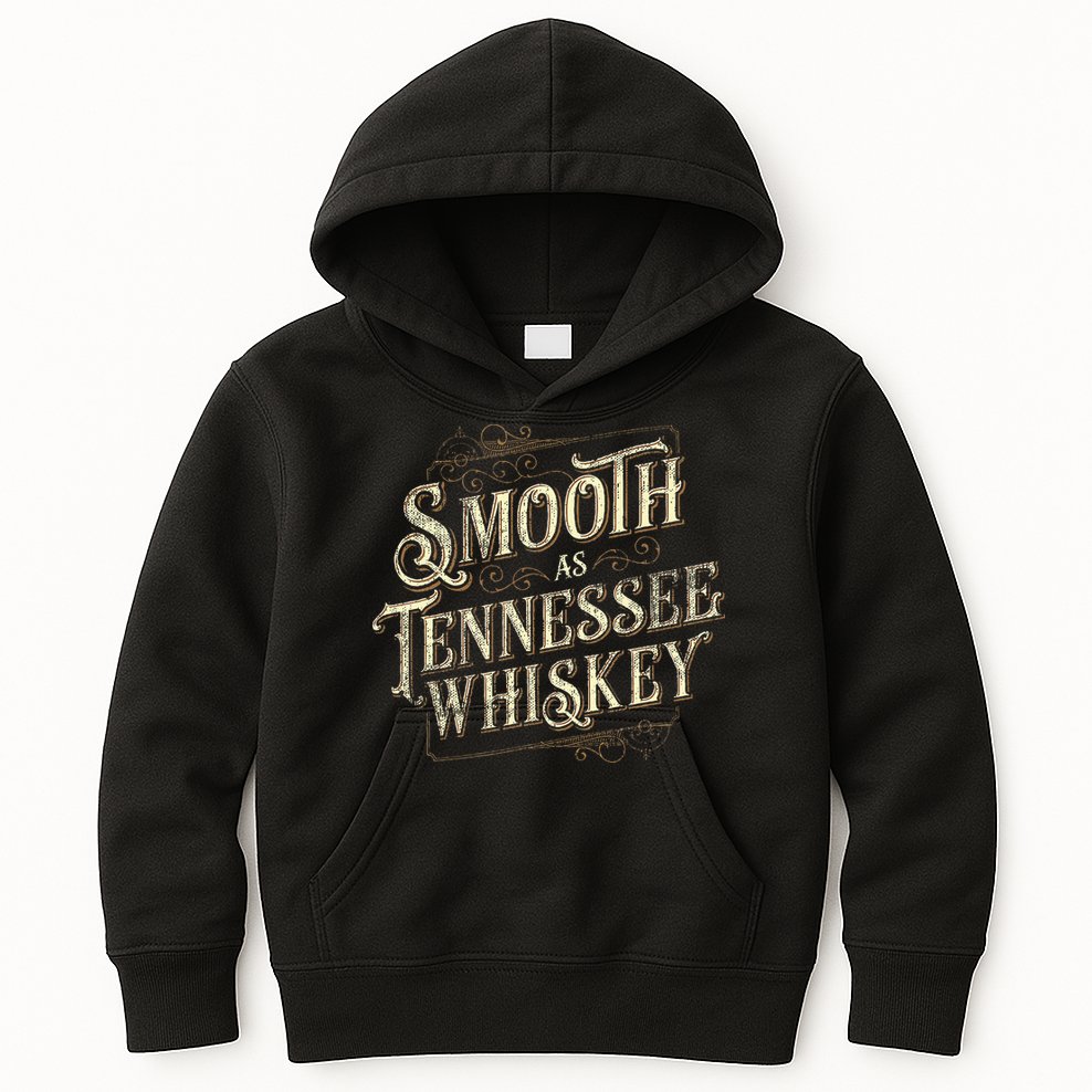 Smooth As Tennessee Whiskey Country Kids Hoodie