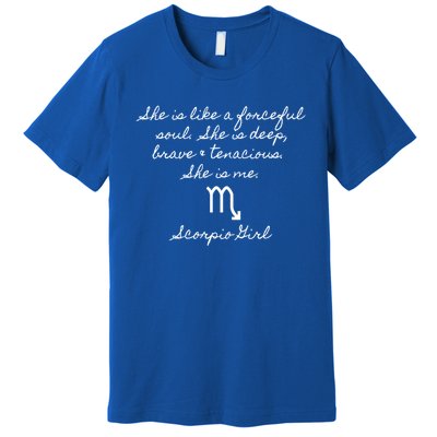 Scorpio Astrology Traits Gift Premium T-Shirt