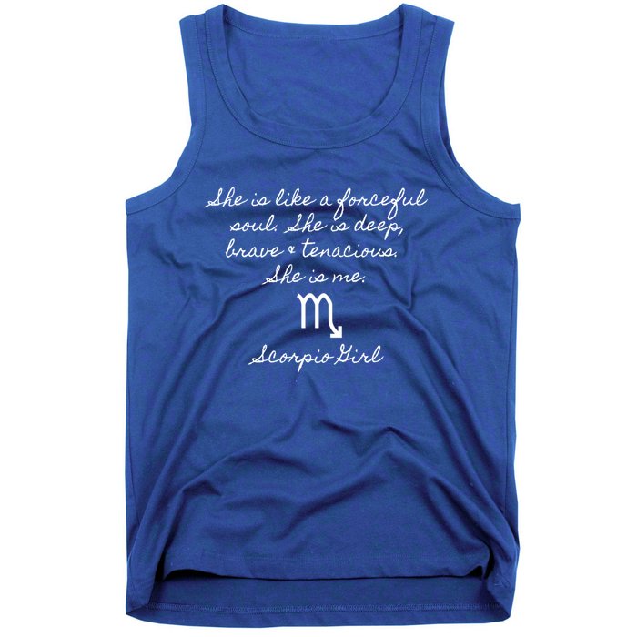 Scorpio Astrology Traits Gift Tank Top