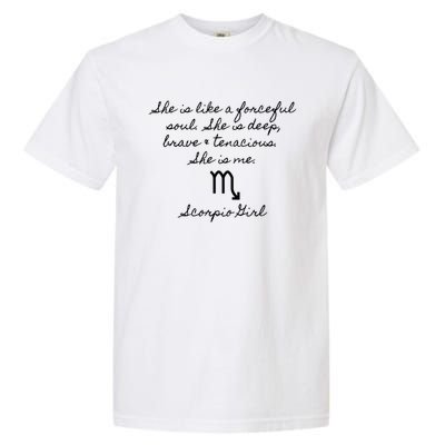 Scorpio Astrology Traits Gift Garment-Dyed Heavyweight T-Shirt