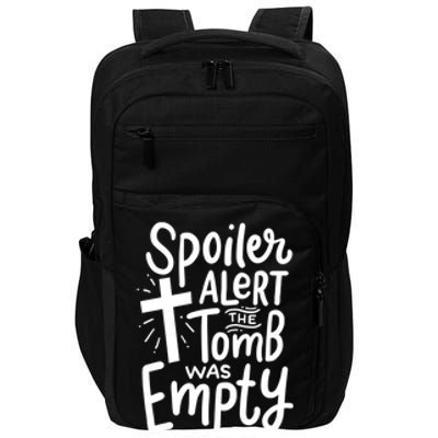 Spoiler Alert Tomb Was Empty Easter Religious Christian Gift Impact Tech Backpack