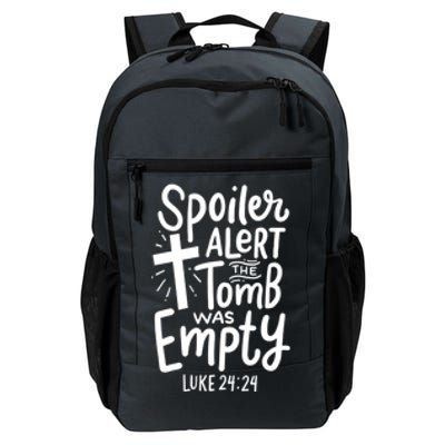 Spoiler Alert Tomb Was Empty Easter Religious Christian Gift Daily Commute Backpack