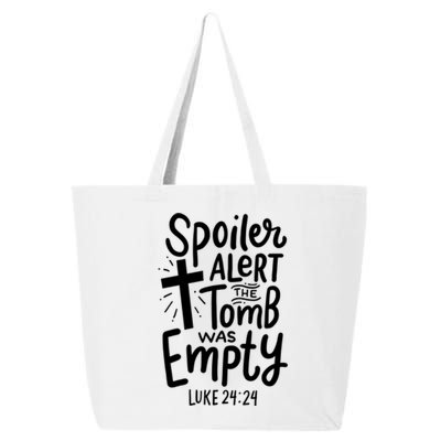 Spoiler Alert Tomb Was Empty Easter Religious Christian Gift 25L Jumbo Tote