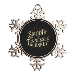 Smooth As Tennessee Whiskey Country Metallic Star Ornament