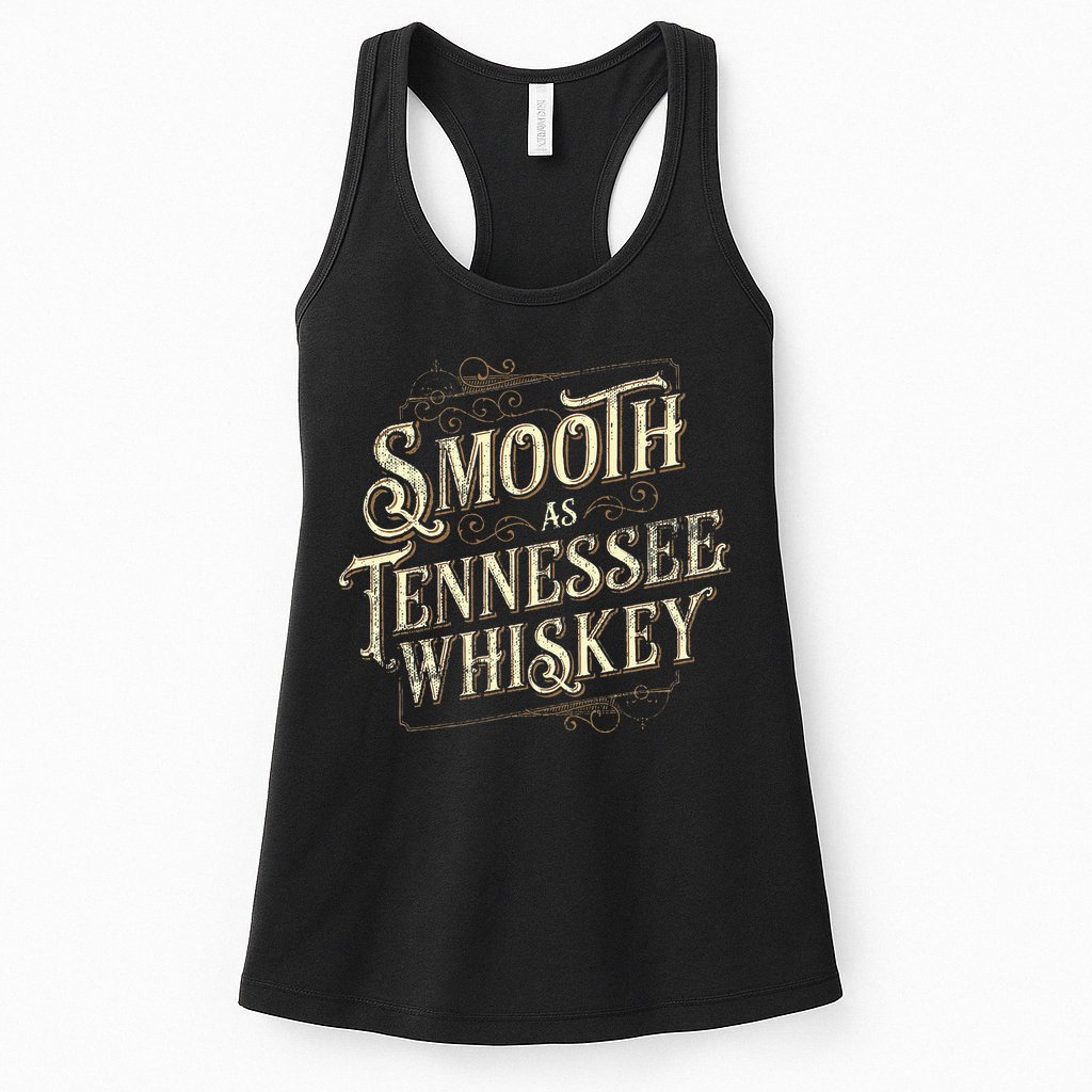 Smooth As Tennessee Whiskey Country Womens Tank Top