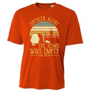 Spoiler Alert Tomb Was Empty Gift Easter Gift Christian Gift Cooling Performance Crew T-Shirt