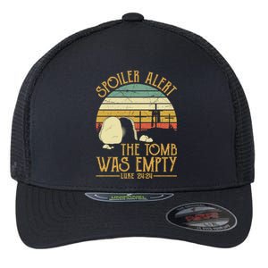 Spoiler Alert Tomb Was Empty Gift Easter Gift Christian Gift Flexfit Unipanel Trucker Cap