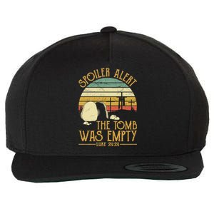 Spoiler Alert Tomb Was Empty Gift Easter Gift Christian Gift Wool Snapback Cap