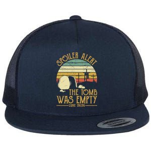 Spoiler Alert Tomb Was Empty Gift Easter Gift Christian Gift Flat Bill Trucker Hat