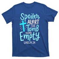 Spoiler Alert Tomb Was Empty Easter Religious Christian Gift T-Shirt