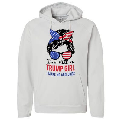 Still A Trump Girl Performance Fleece Hoodie