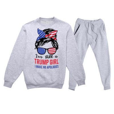 Still A Trump Girl Premium Crewneck Sweatsuit Set