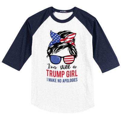 Still A Trump Girl Baseball Sleeve Shirt